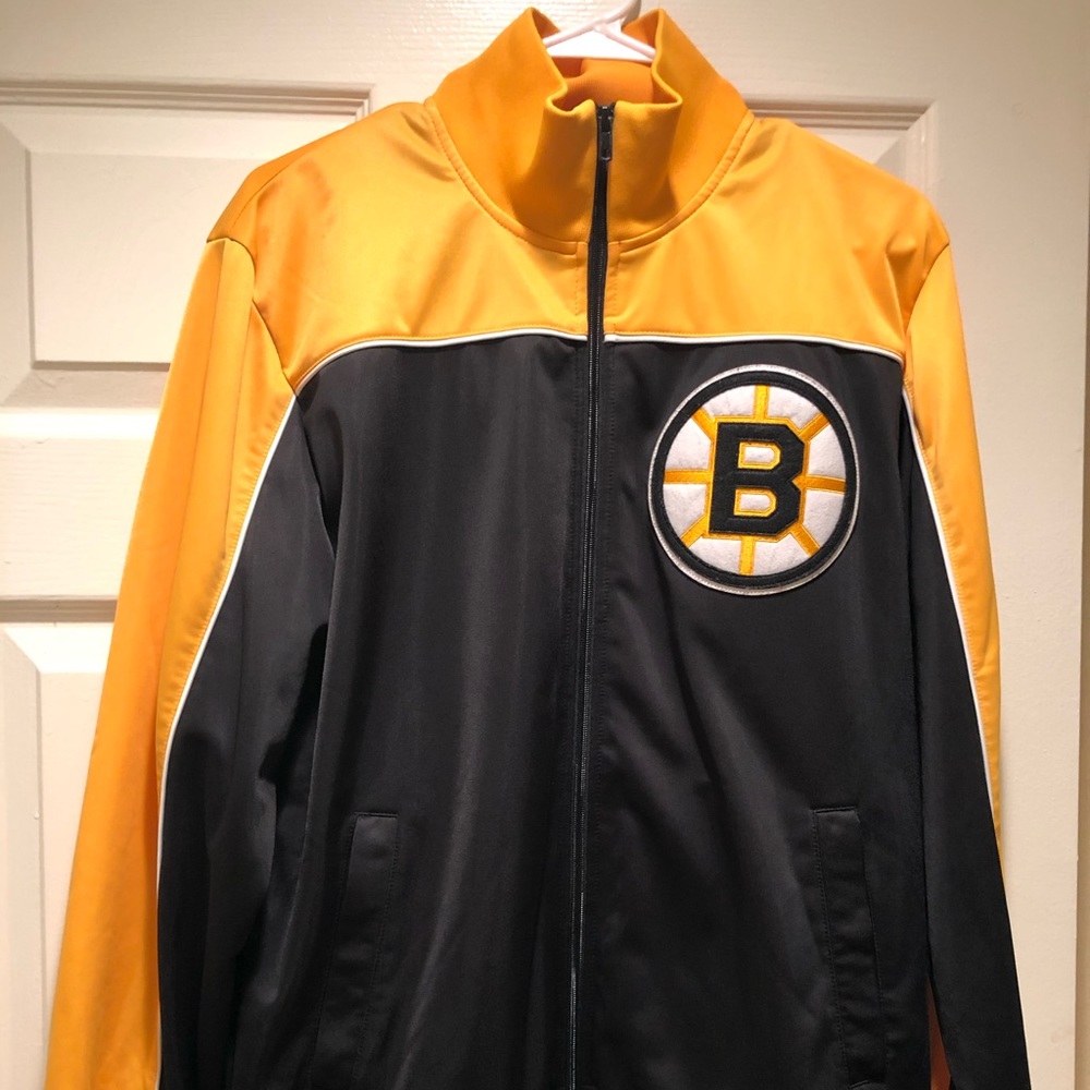 Boston Bruins Mitchell & Ness Track Jacket